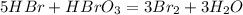 5HBr + HBrO_3 = 3Br_2 + 3H_2O