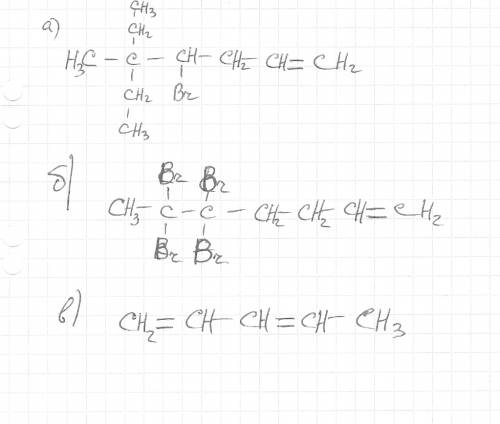 Оч. ) заранее большое )) напишите структурную формулу органических веществ: а) 2,2-диетил 3 бром гек