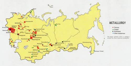 Мне нужна карта по металлургии россии. нормальную найти не могу(