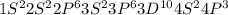 1S^22S^22P^63S^23P^63D^{10}4S^24P^3