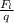 \frac{F_l}{q}