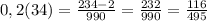 0,2(34)=\frac{234-2}{990}=\frac{232}{990}=\frac{116}{495}