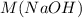 M(NaOH)