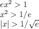 ex^21\\x^21/e\\|x|1/\sqrt{e}