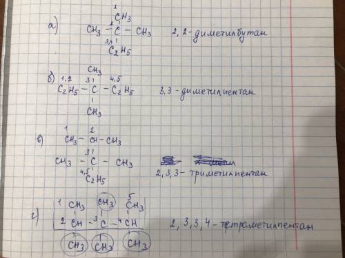 1)напишите структурные формулы и назовите по современной международной номенклатуре след.парафины: а