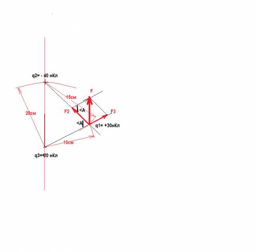Какая сила действует на положительный заряд 30 нкл, находящийся на расстоянии 15 см от отрицательног