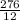 \frac{276}{12}