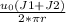 \frac{u_{0}(J1+J2)}{2*\pi r}