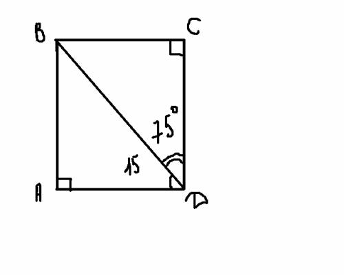Решить угол ваd=углу всд-90 градусов, угол аdb-15 градусом угол bdc равен 75 градусов доказать ad па