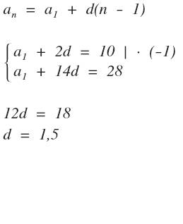 Варифметической прогресси а3=10,а15=28,найдите разность прогрессии