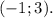 (-1;3).