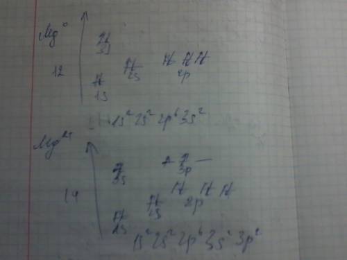 Чем отличаются по строению атомы и ионы следующих элементов: cl 0 и cl-; mg 0 и mg 2+ ? надо