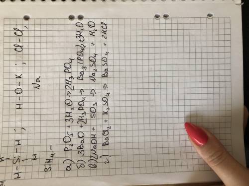 2. складіть рівняння хімічнихреакцій: а) фосфор(v) оксид + вода; б) барій оксид + ортофосфатнакислот