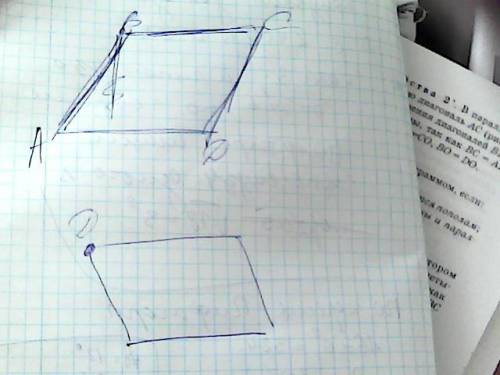 Начертите параллелограмм abcd постройте образ этого параллелограмма а при симметрии относительно точ