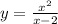 y=\frac{x^{2}}{x-2}