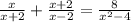 \frac{x}{x+2}+\frac{x+2}{x-2}=\frac{8}{x^2-4}