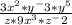 \frac{3x^2*y^-3*y^5}{z*9x^3*z^-2}