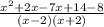 \frac{ x^{2}+2x-7x+14-8}{(x-2)(x+2)}