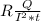 R\frac{Q}{I^{2}*t}