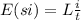 E(si)=L\frac{i}{t}