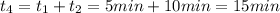 t_4=t_1+t_2=5min+10min=15min