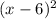 (x-6)^{2}