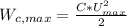 W_{c,max}=\frac{C*U_{max}^{2}}{2}