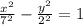 \frac{x^2}{7^2}-\frac{y^2}{2^2}=1