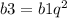 b3=b1q^2 &#10;