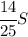 \cfrac{14}{25}S