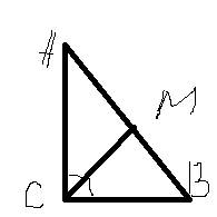 Дано: треугольник авс; ав=60 см; угол с=90 градусов; см-медиана.найти: см