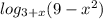 log_{3+x}(9-x^2)