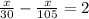 \frac{x}{30}-\frac{x}{105}=2