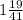 1\frac{19}{41}