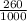 \frac{260}{1000}