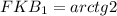 FKB _{1}=arctg2