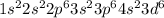 1s^22s^22p^63s^23p^64s^23d^6