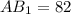 AB_{1}=82