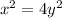 x^{2} =4 y^{2}