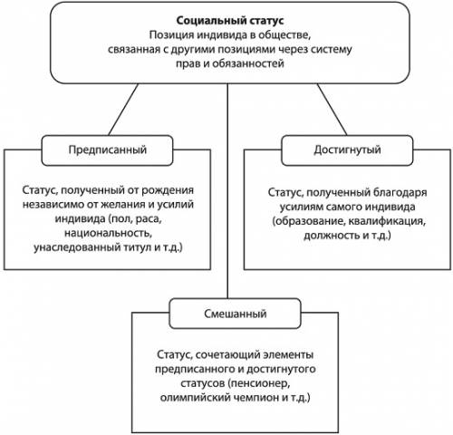 Как должна выглядеть табличка социальных статусов? из каких колонок будет состоять табличка?