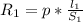 R_{1}= p* \frac{l_{1}}{S_{1}}