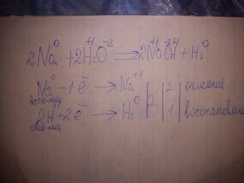 Na2o2+ 2h2o = 2naoh + h2o2 написать электронный