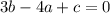 3b-4a+c=0\\&#10;