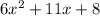 6x^2+11x+8