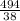 \frac{494}{38}