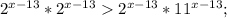 2^{x-13}*2^{x-13} 2^{x-13}* 11^{x-13};