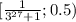 [\frac{1}{3^{27}+1};0.5)