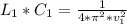 L_{1}*C_{1}= \frac{1}{4* \pi^{2}*v_{1}^{2}}