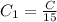 C_{1}= \frac{C}{15}