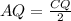 AQ=\frac{CQ}{2}\\&#10;